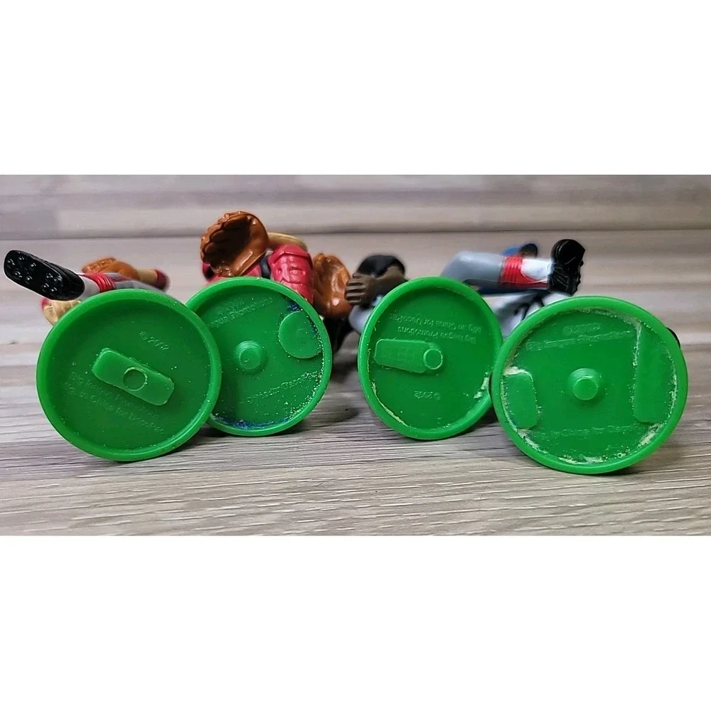 Vintage Bakery Crafts Plastic‎ Cake Toppers Baseball & Basketball